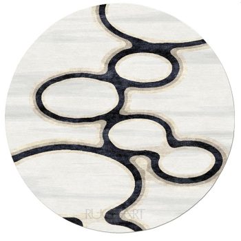 luxurious handknotted rug. rug art