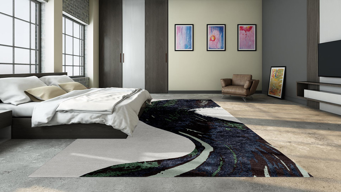 contemporary home decor. custom made contemporary rugs