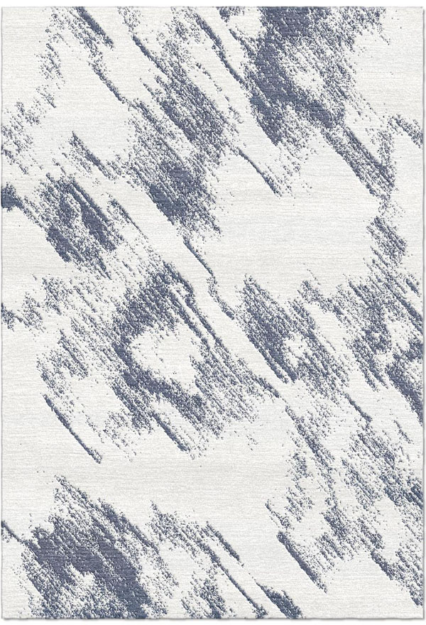 abstract design high low cut pile. rug art nyc