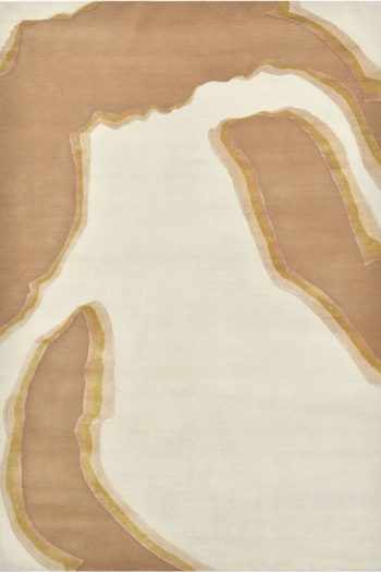Shanti. abstract lush and contemporary handknotted rug