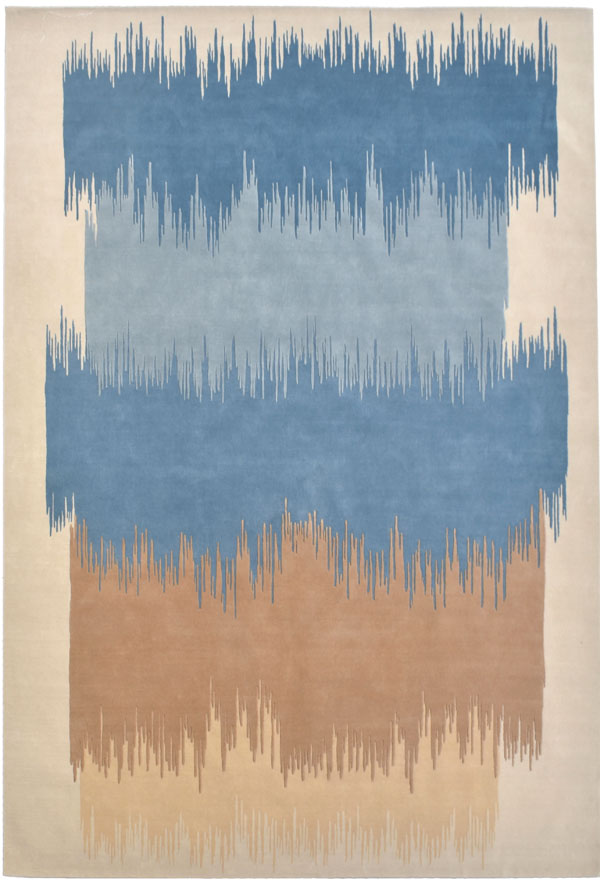 abstract design rug. rug art kalifornia