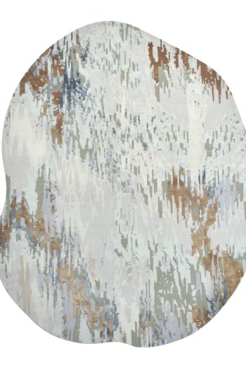 abstract design rug Bryce from our abstract contemporary collection irregular shape