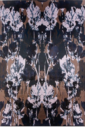 abstract design rug Covet indigo from our abstract contemporary collection