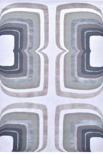 geometric design rug Hollyblue from The shape collection