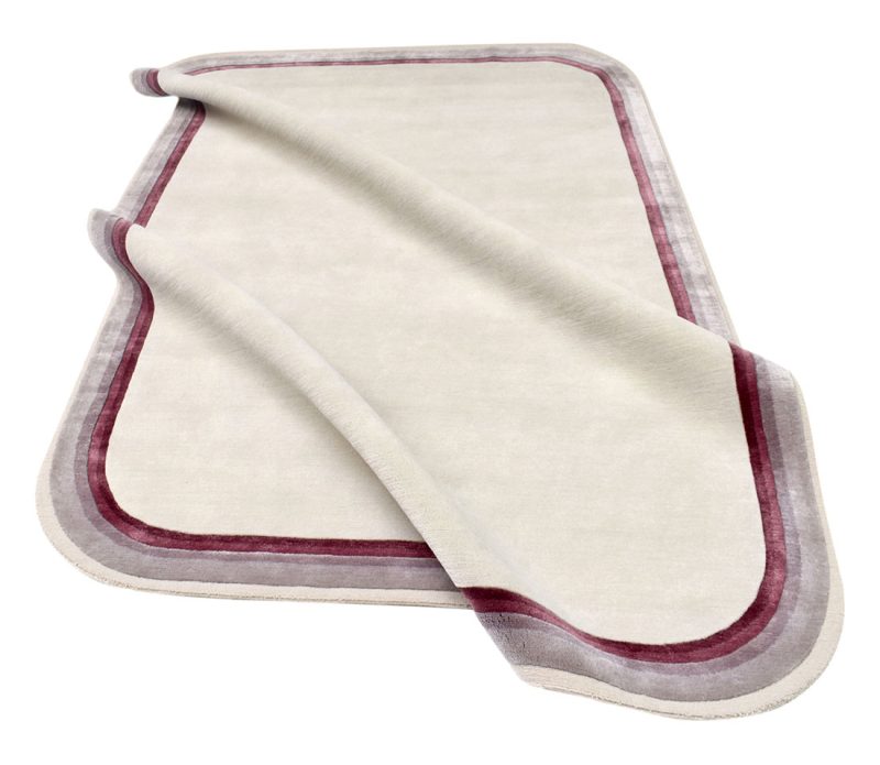 simple rug design with a border from our plain essentials collection