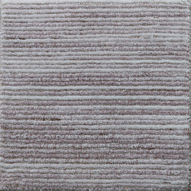 p.e.t yarn rug in pink and cream. performance rug