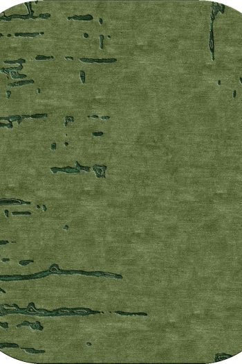 solid and simple rug design meadow in olive green color. rug art