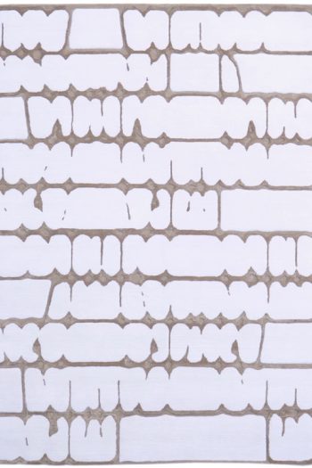 Sonata hand carved luxury rug from Rug Art's Form collection, architectural rhythm, texture and subtle depth crafted for designers and architects, contemporary interiors.