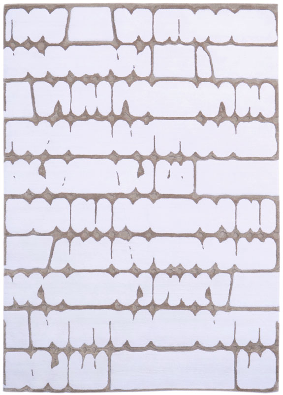 Sonata hand carved luxury rug from Rug Art's Form collection, architectural rhythm, texture and subtle depth crafted for designers and architects, contemporary interiors.