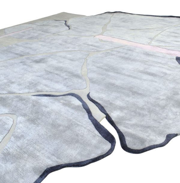 irregular shape rug from out odd shaped collection. rug art nyc